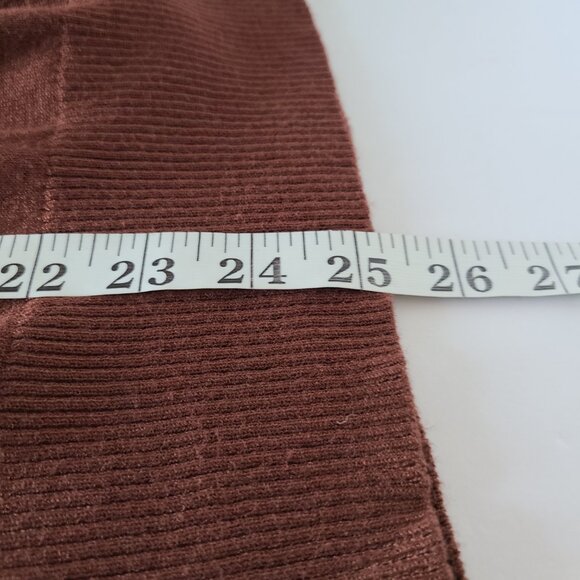 PLUS SIZE RETROLOGY TOSSED LEAF CREWNECK SWEATER| CHOCOLATE FONDANT COMBO |SZ 2X - Picture 9 of 10